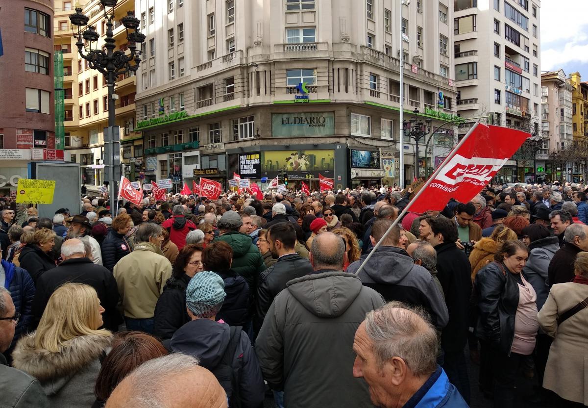 Concentracin de pensionistas en Santander