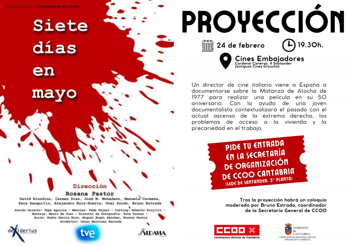 Proyeccin 'Siete das en mayo'