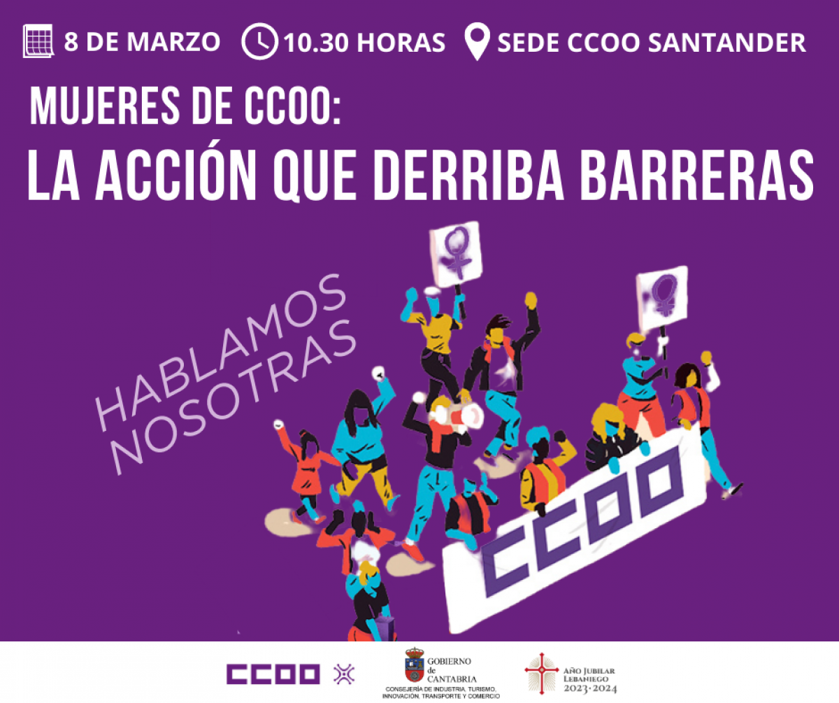 Acto sindical 'Mujeres de CCOO. La acción que derriba barreras'.