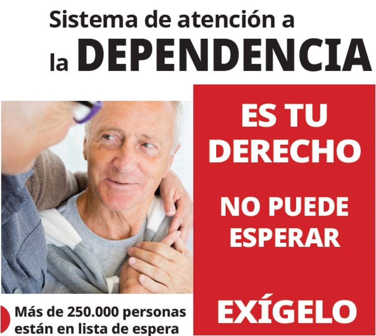 Pensionistas de CCOO ha iniciado una campaña sobre el sistema de atención a la dependencia