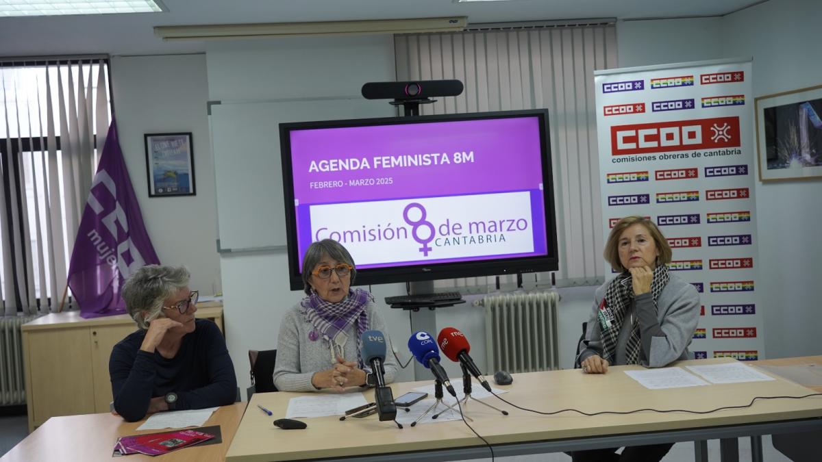 Rueda de prensa de la Comisin 8 de Marzo