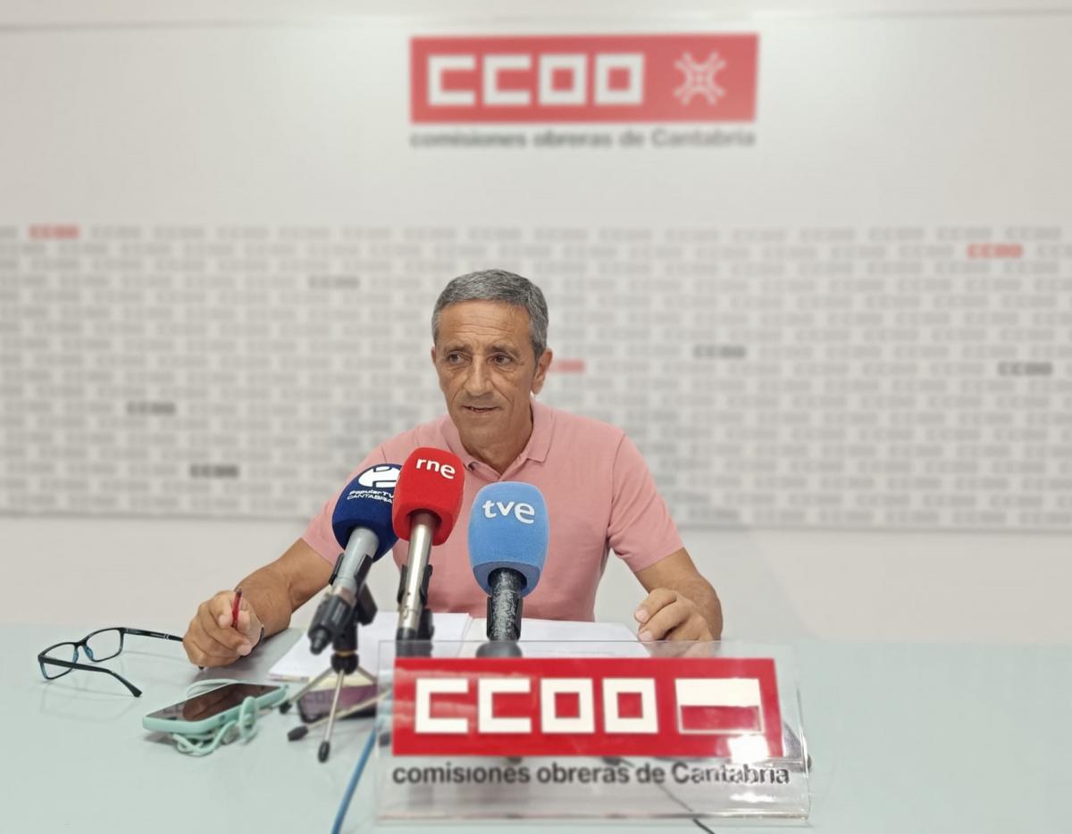 Carmelo Renedo, coordinador de la seccin sindical de CCOO en el Gobierno de Cantabria