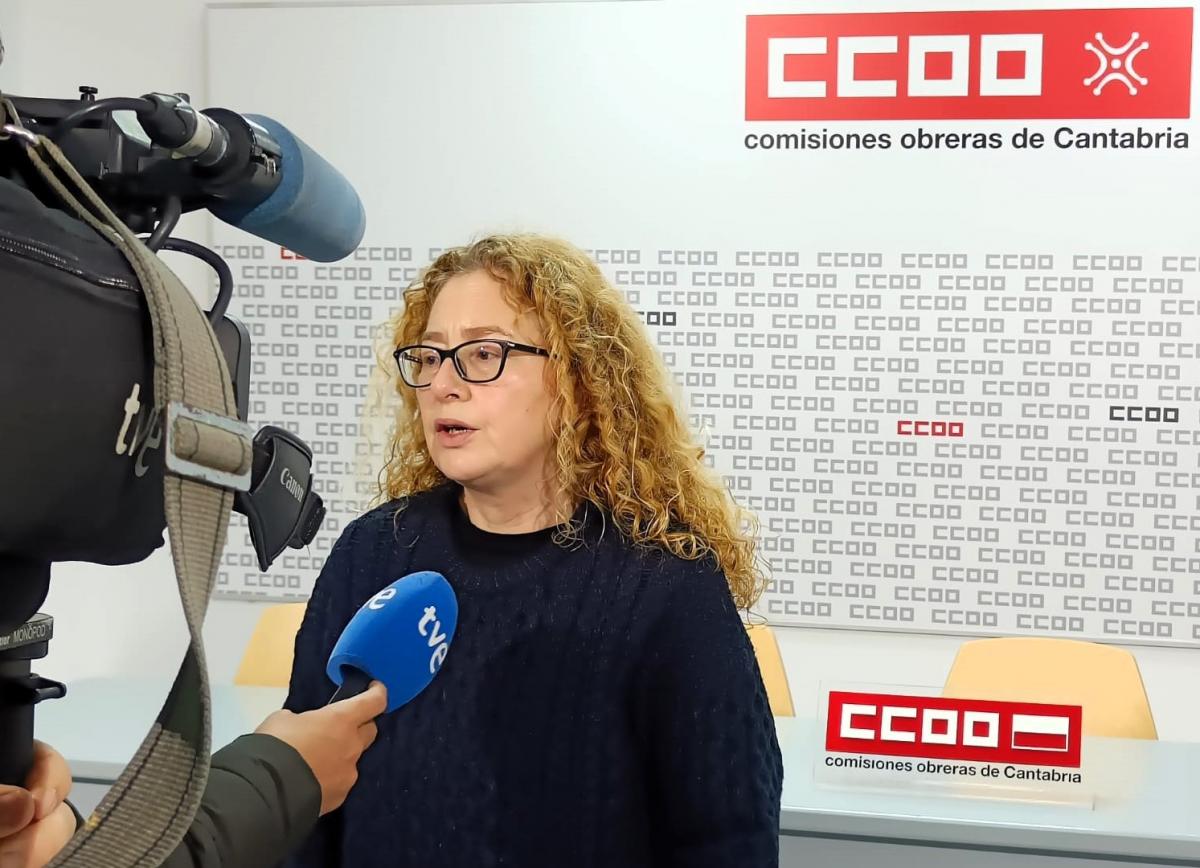Laura Lombilla, secretaria de Empleo de CCOO de Cantabria