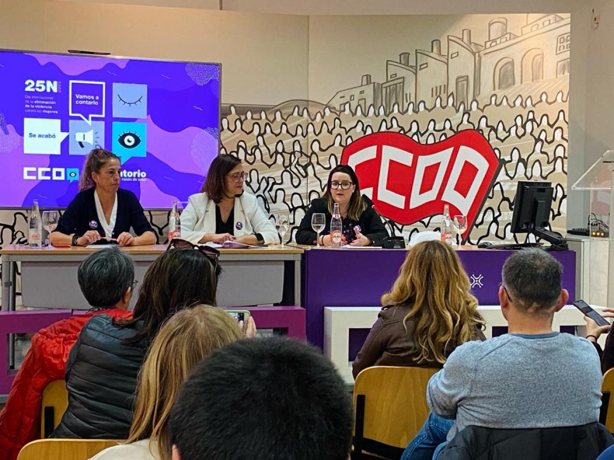 Jornada sobre acoso sexual y por razón de sexo en CCOO de Cantabria.