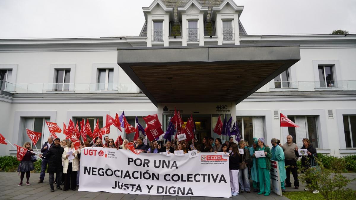 Concentración en el Hospital Santa Clotilde