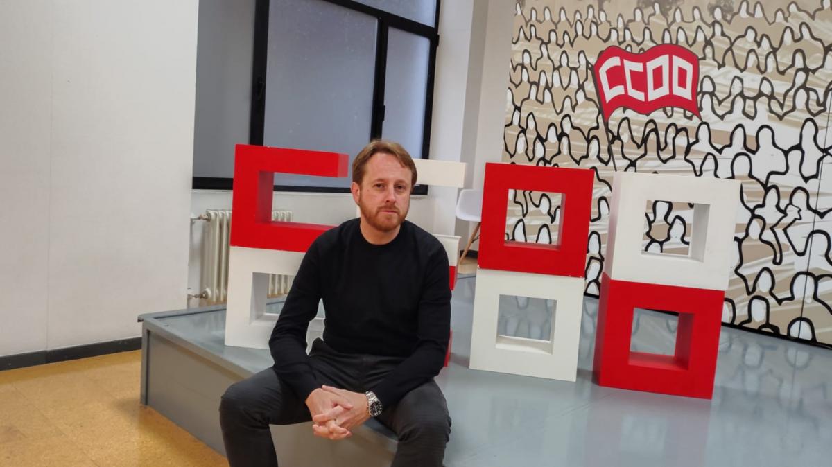 Pablo Toyos, secretario general de la Federacin de Servicios de CCOO en Cantabria