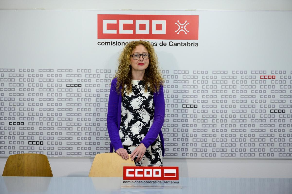 Laura Lombilla, secretaria de Empleo de CCOO de Cantabria