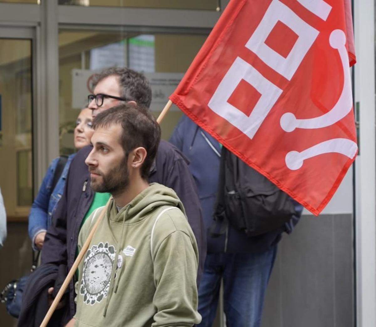 Alberto López, secretario de Organización de la Federación de Enseñanza de CCOO y demandante