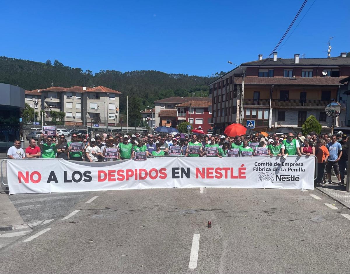 Movilización de la plantilla de Nestlé