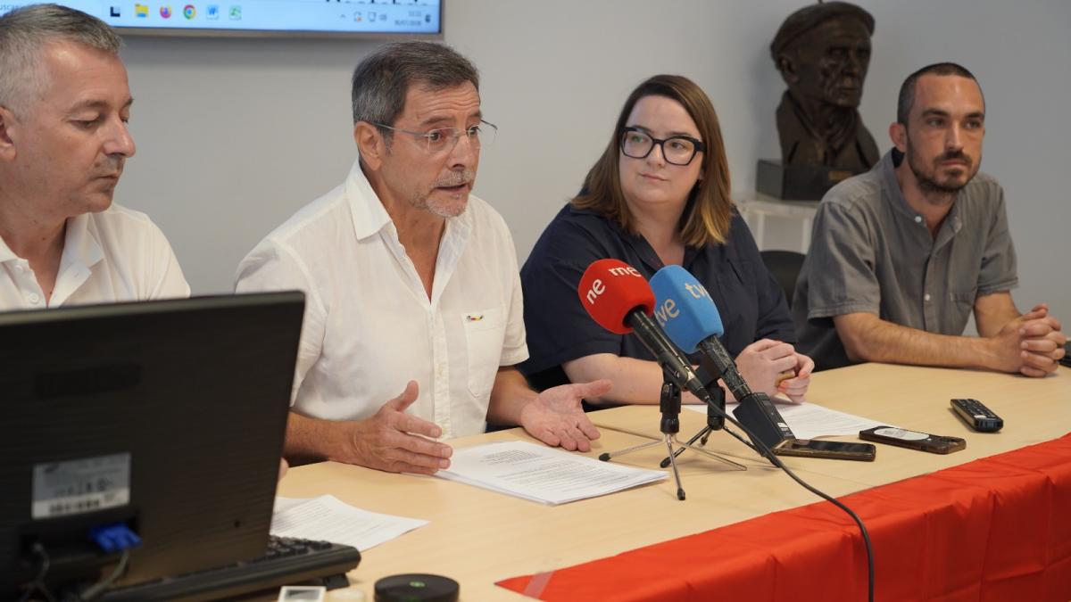 Rosa Mantecón ha asistido a la rueda de prensa de Héroes de la República