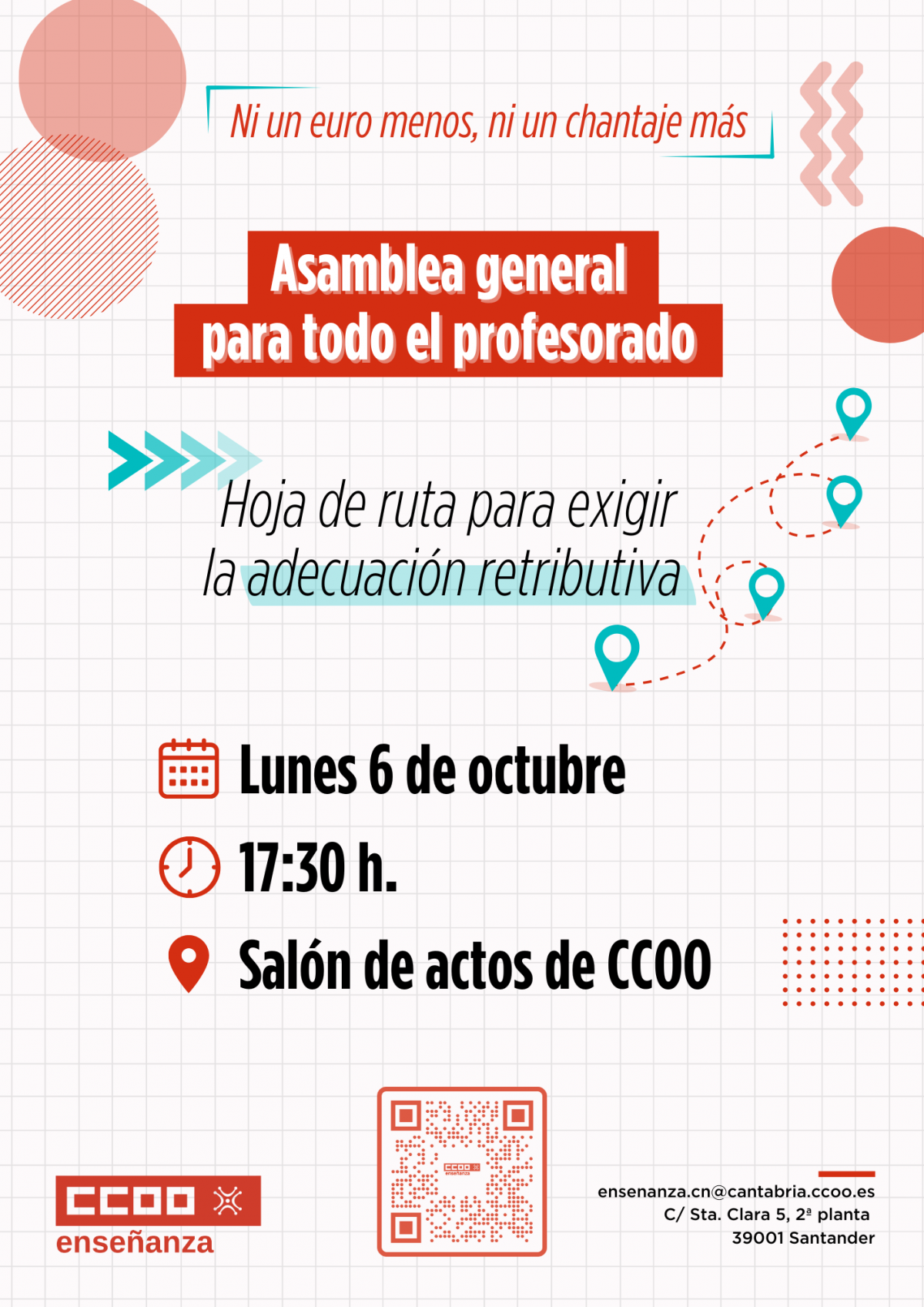 Cartel de la asamblea