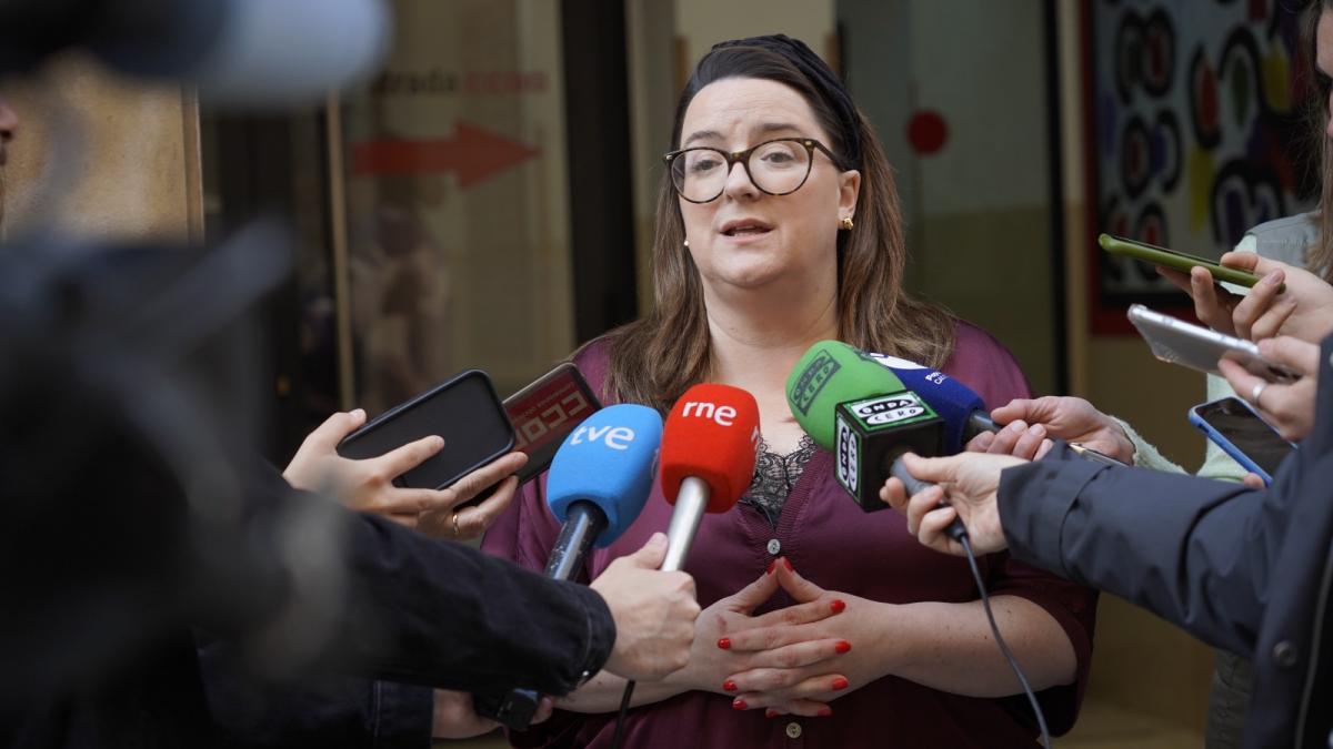 Rosa Mantecón, secretaria general de CCOO de Cantabria