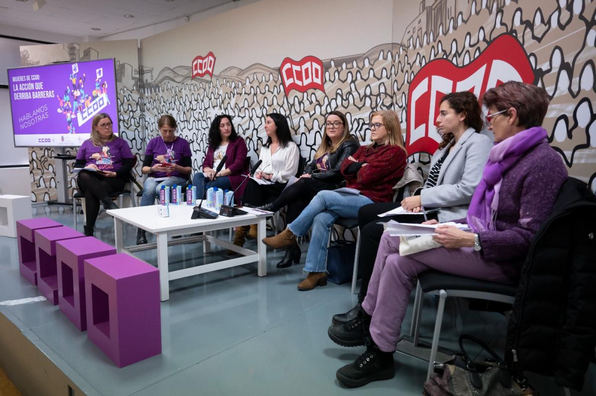 Acto sindical 'Mujeres de CCOO: La acción que derriba barreras' 2023