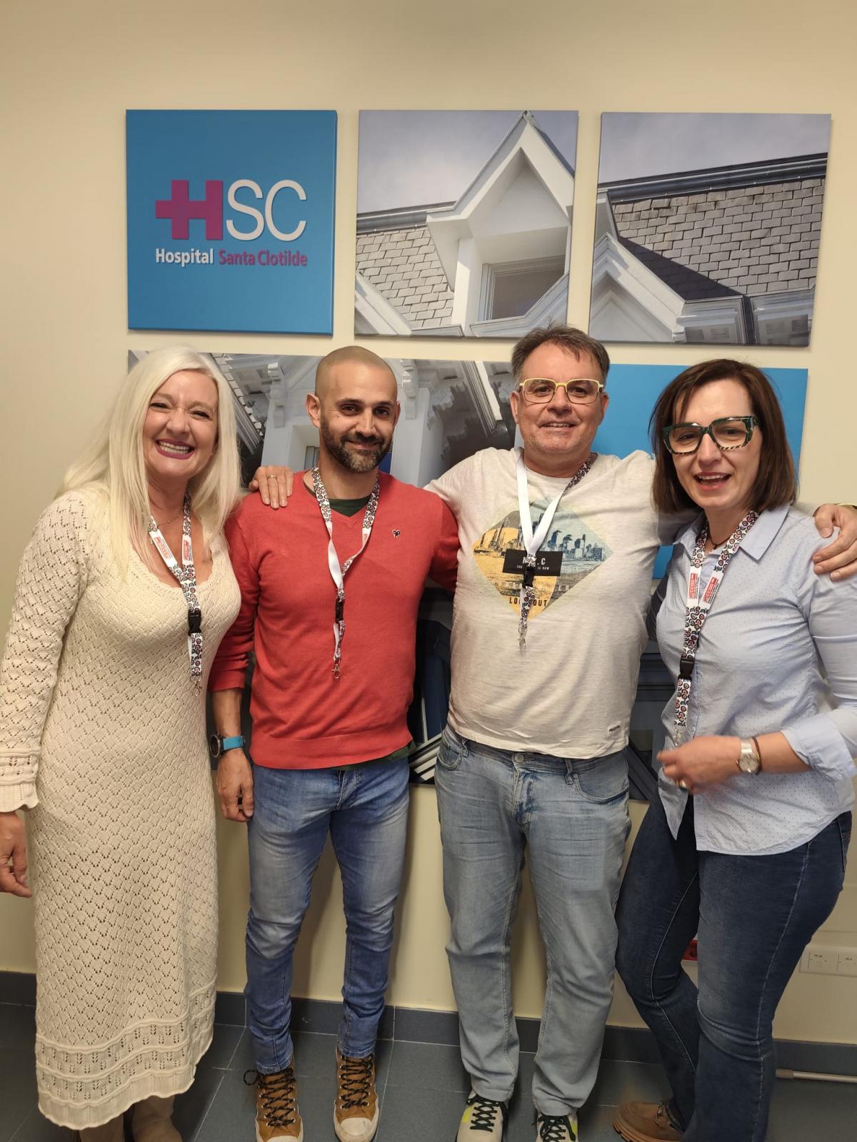 Representantes de CCOO en Santa Clotilde