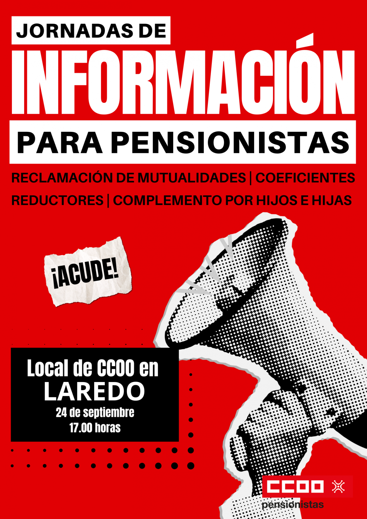 Jornada de información para pensionistas