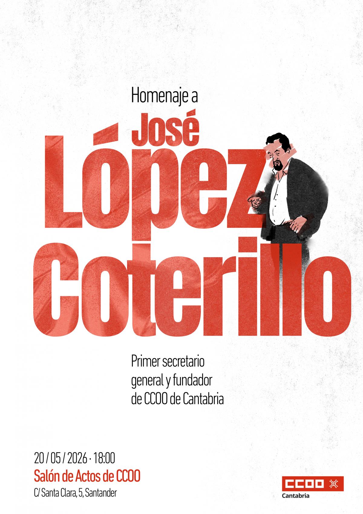 Cartel homenaje Coterillo