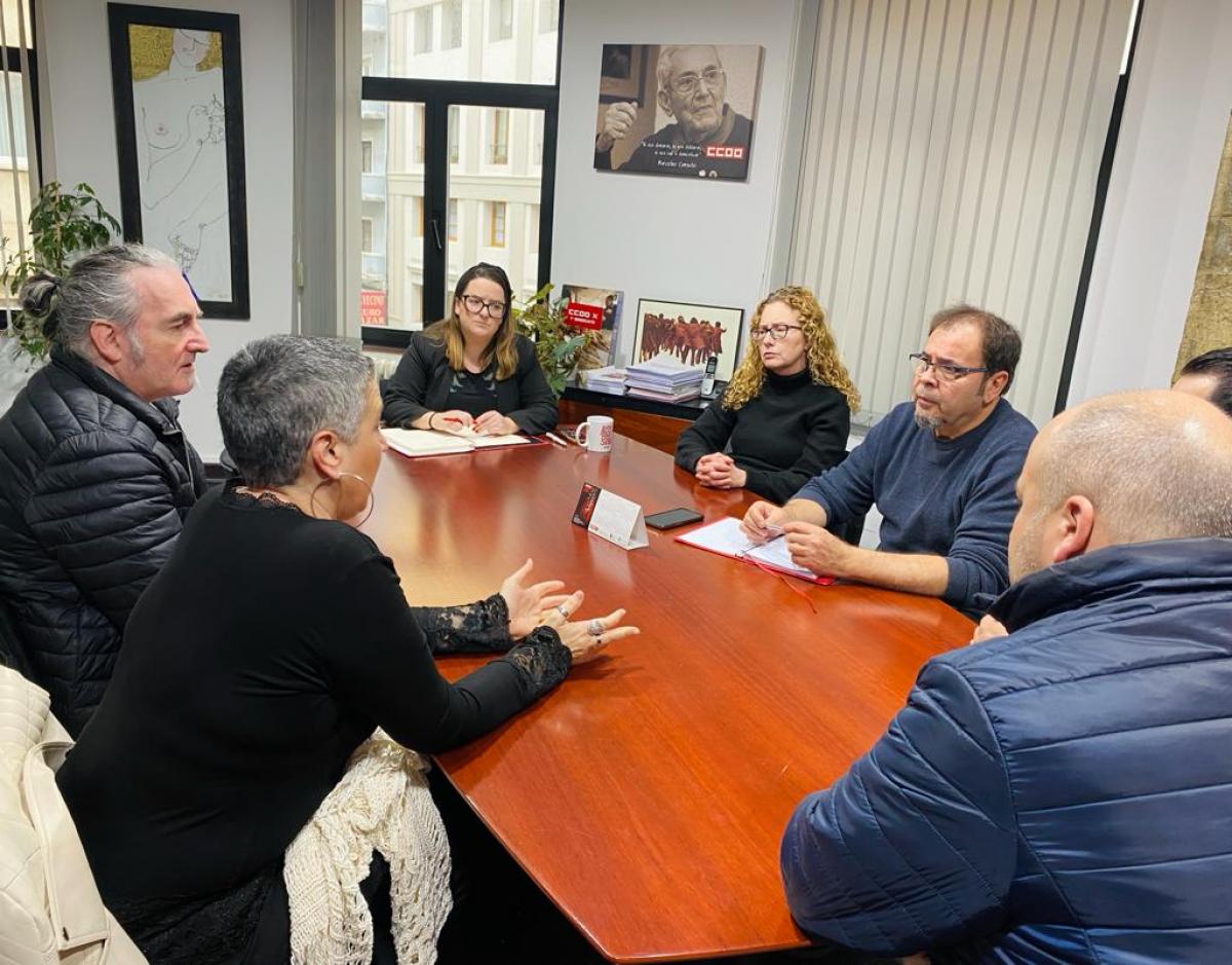 Reunión de CCOO de Cantabria con la Asociación Cántabra de Covid Persistente.