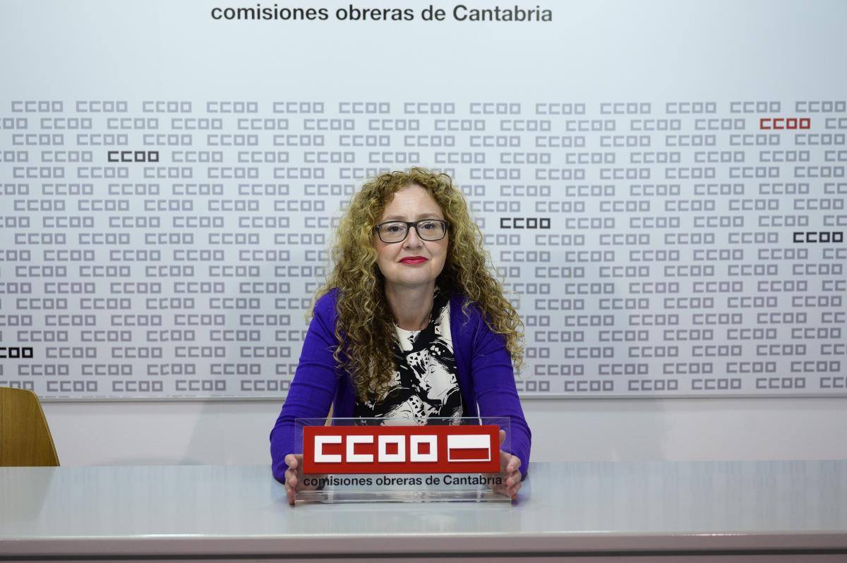 Laura Lombilla, Secretaria de Salud Laboral de CCOO Cantabria