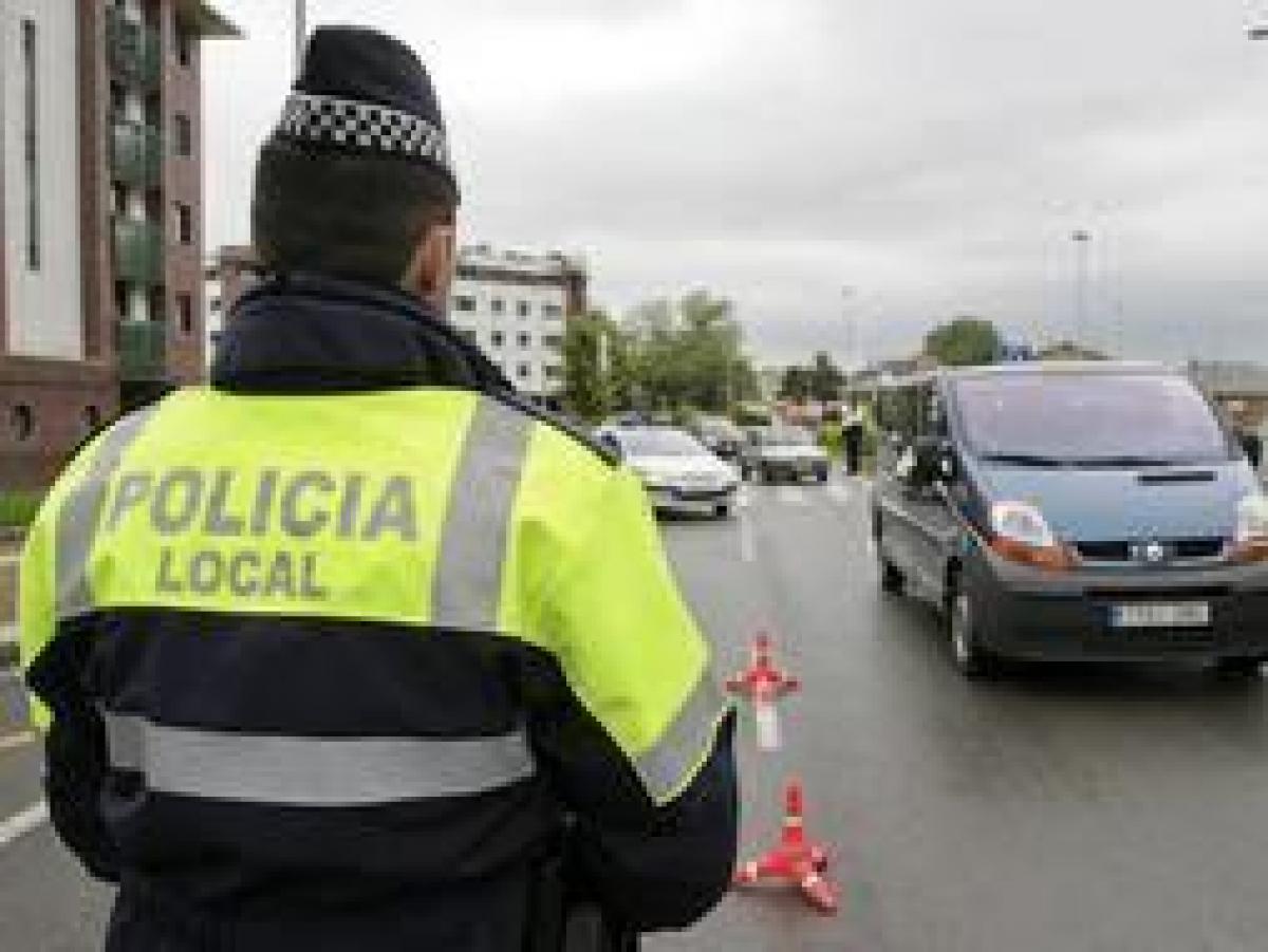 Policía Local en un control