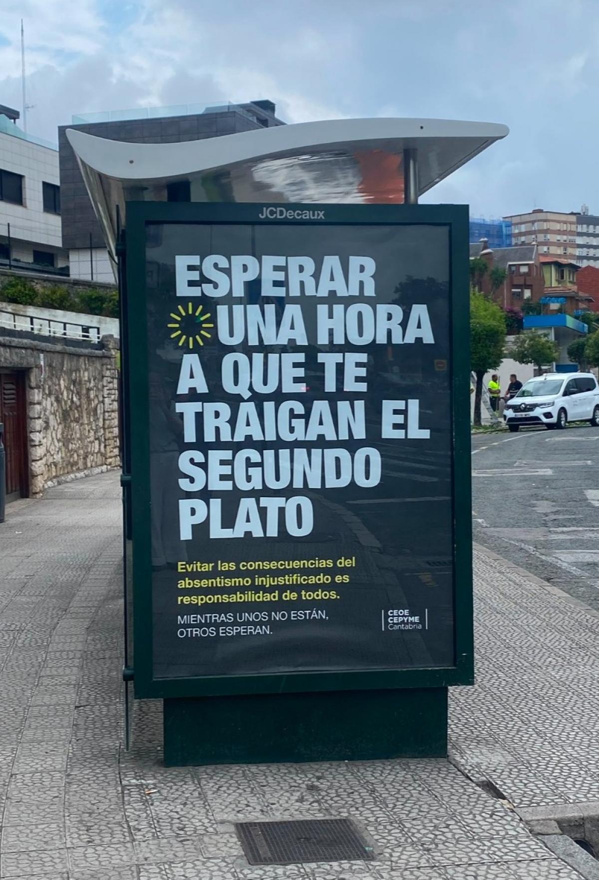 Una de las marquesinas