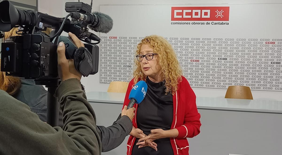 Laura Lombilla, secretaria de Empleo de CCOO de Cantabria