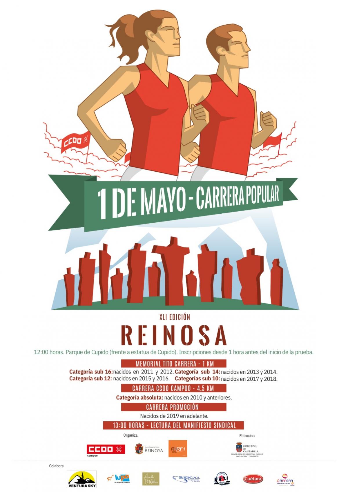 Carrera del Primero de Mayo en Reinosa