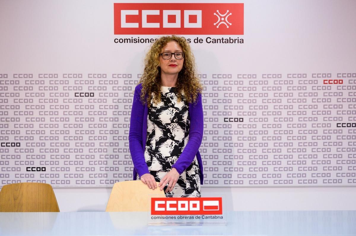 Laura Lombilla, Secretaria de Empleo de CCOO de Cantabria.