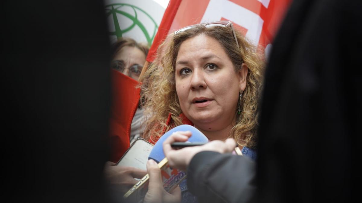 Conchi Sánchez, secretaria general de la Federación de Enseñanza de CCOO en Cantabria