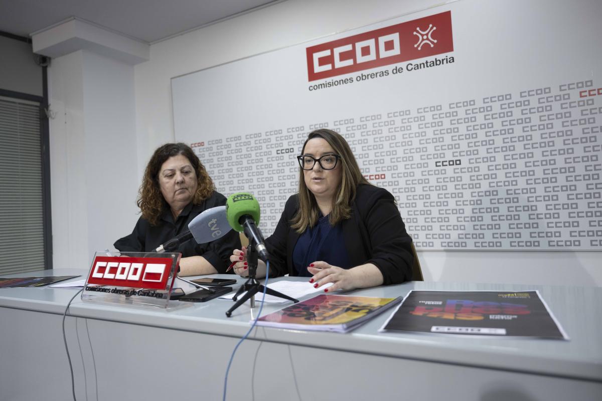 Rueda de prensa de presentacin del 13 Congreso de CCOO de Cantabria