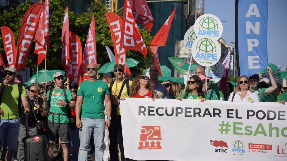 Manifestacin docente.